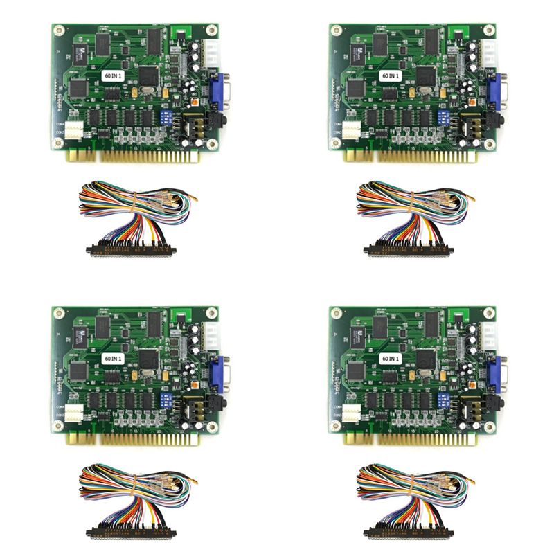 Usb Game Board Jamma - Placa PCB Multicade X64A-4X 60 en
