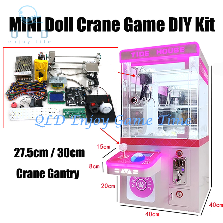 Crane Claw Motor - Mini pórtico de acero inoxidable de