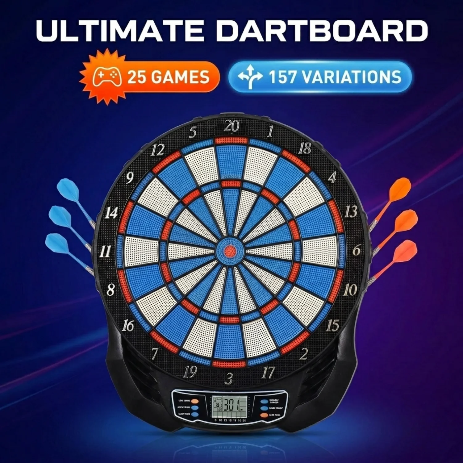 Electronic Dartboard Cabinet - DartVibe - Tablero de Dardos Electrónico