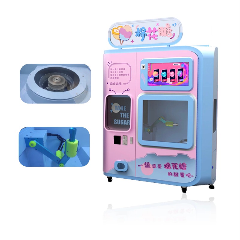 Candy Vending Machine - Máquina de Algodón de Azúcar Automática,