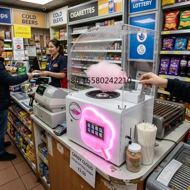 Candy Vending Machine - Máquina expendedora automática de algodón de