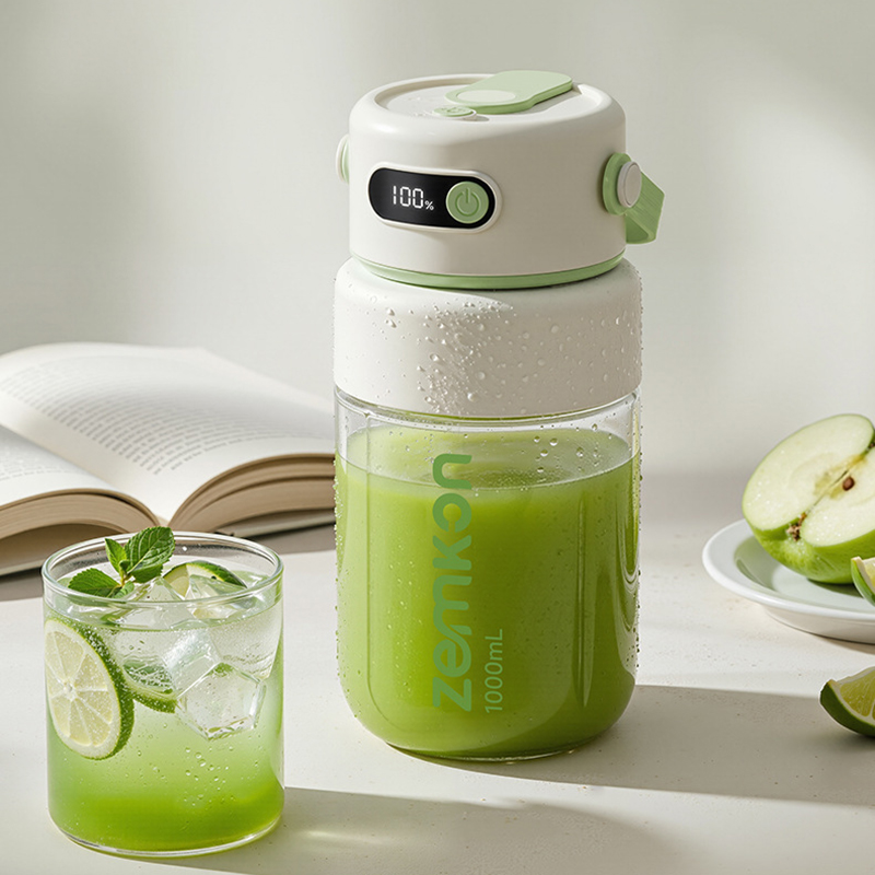 Fruit Slot Machine - Licuadora portátil de 1000ML, exprimidor eléctrico