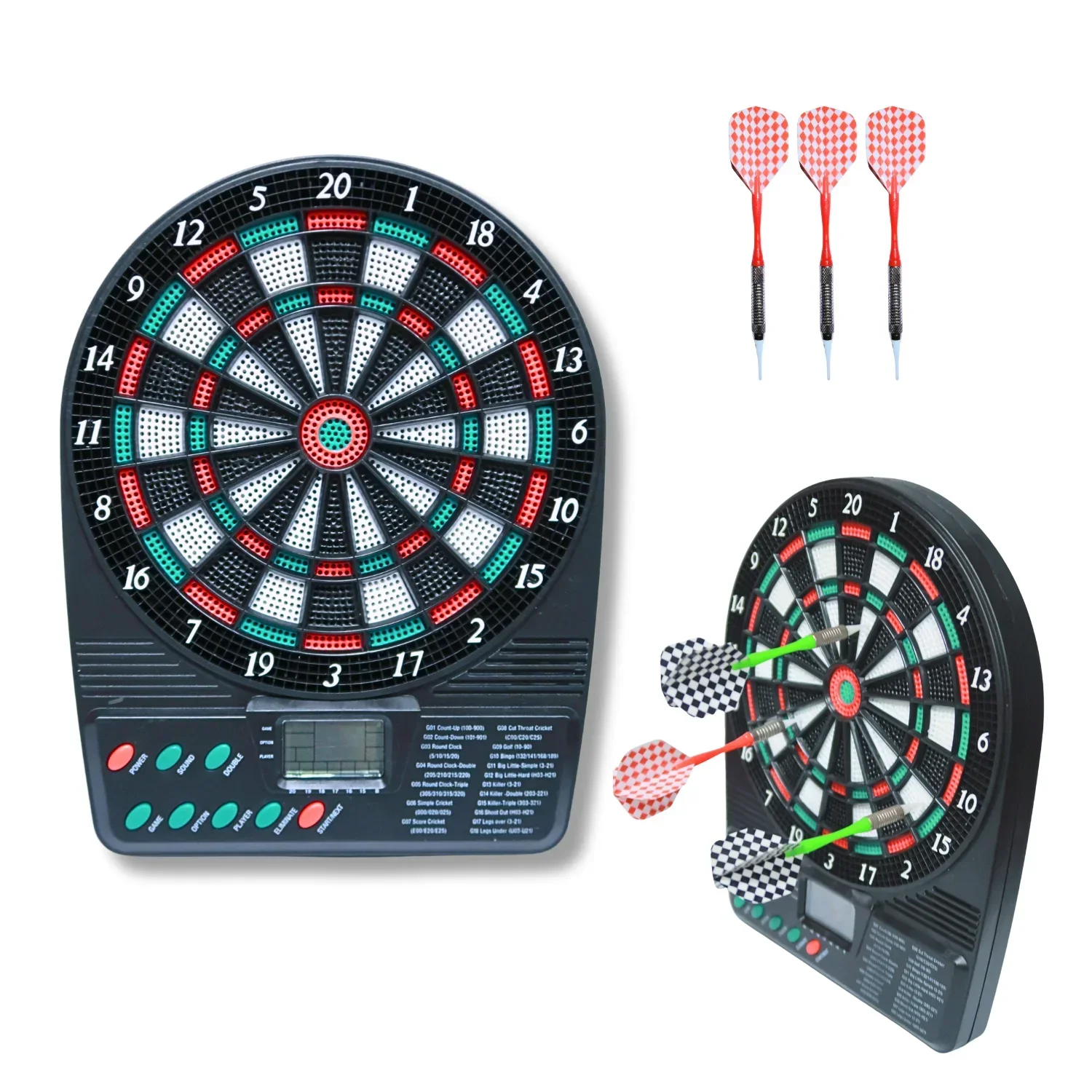 Electronic Dartboard Cabinet - Tablero de Dardos Electrónico Portátil -