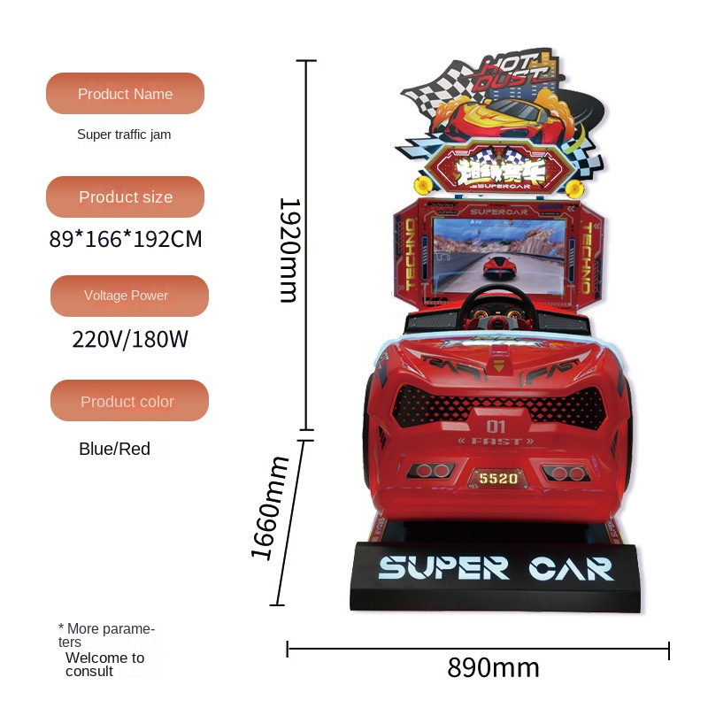 Arcade Game Cabinet - Máquina de Juegos Arcade Operada con