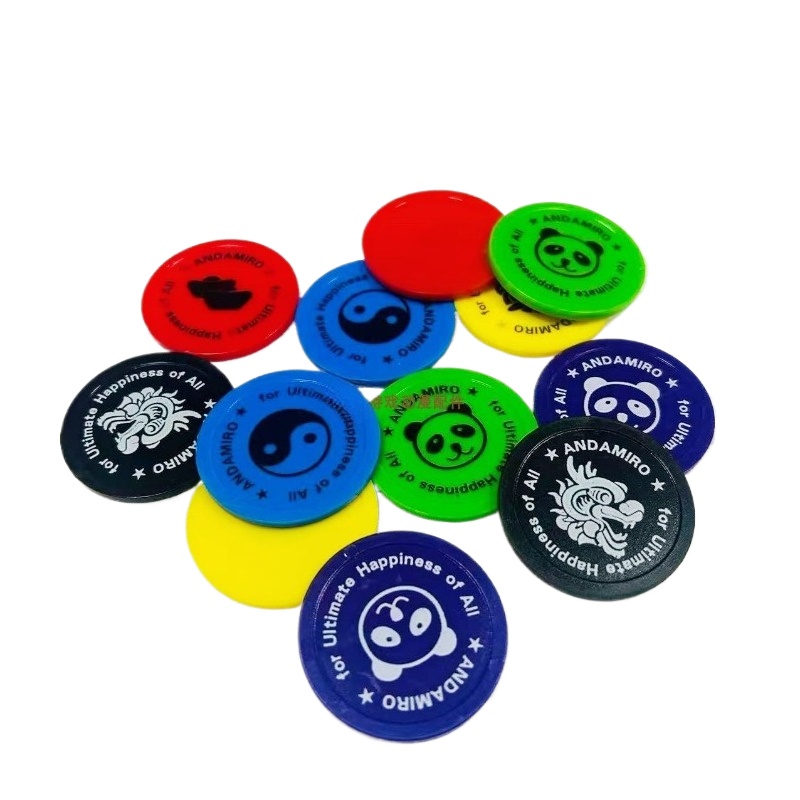 Coin Pusher Machine - 500 fichas de plástico personalizadas para