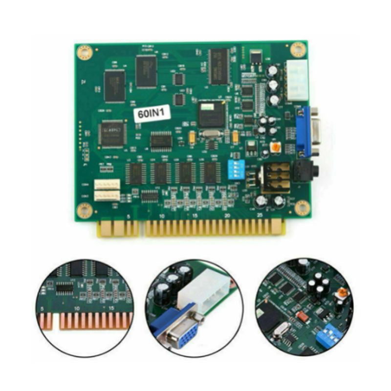 Placa PCB Multicade X64A-4X 60 - Usb Game Board Jamma reseña y precio