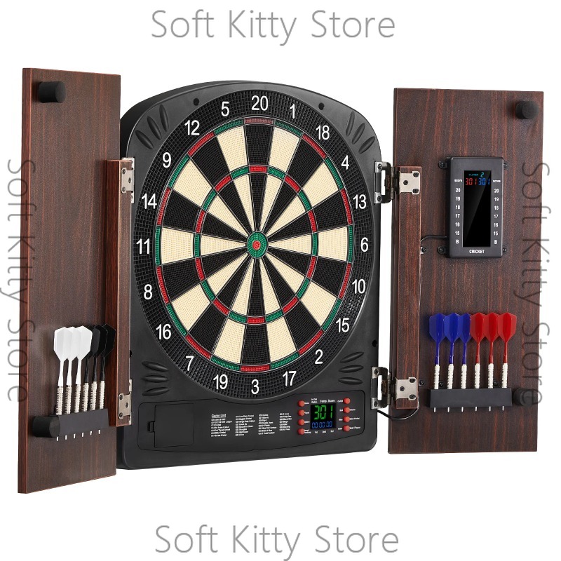 Juego de Tablero de Dardos y G - Electronic Dartboard Cabinet reseña y precio