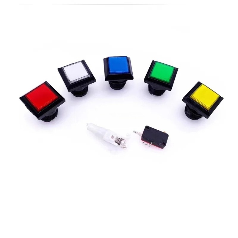 Botones cuadrados universales  - Arcade Game Cabinet reseña y precio
