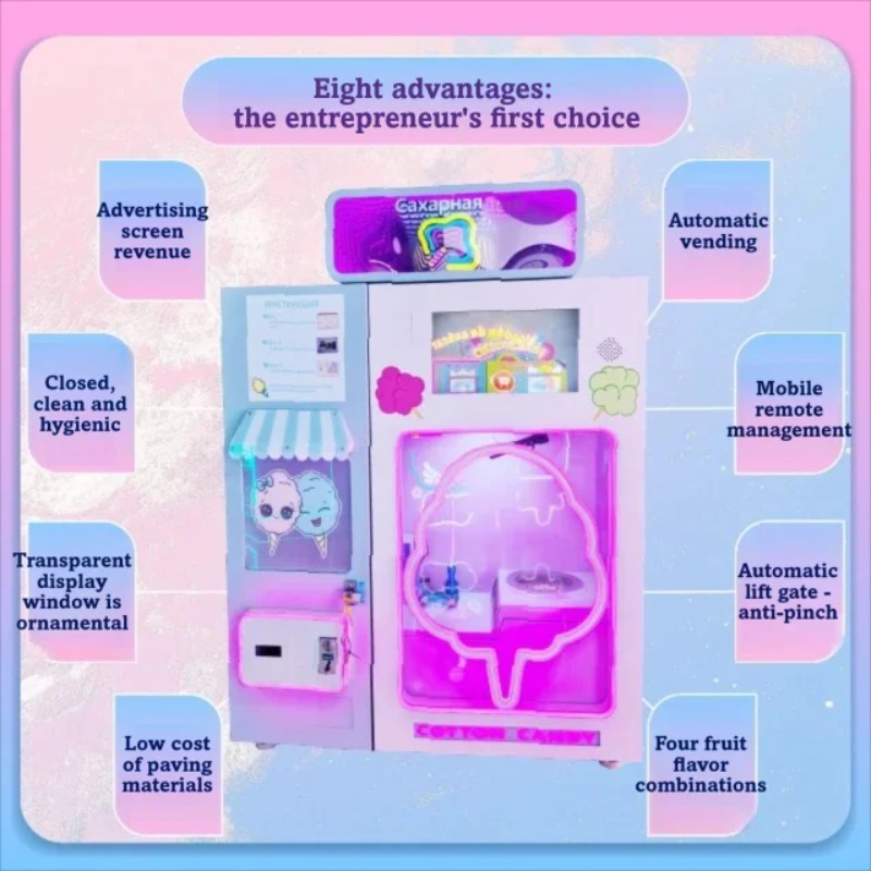 Máquina expendedora de algodón - Candy Vending Machine reseña y precio