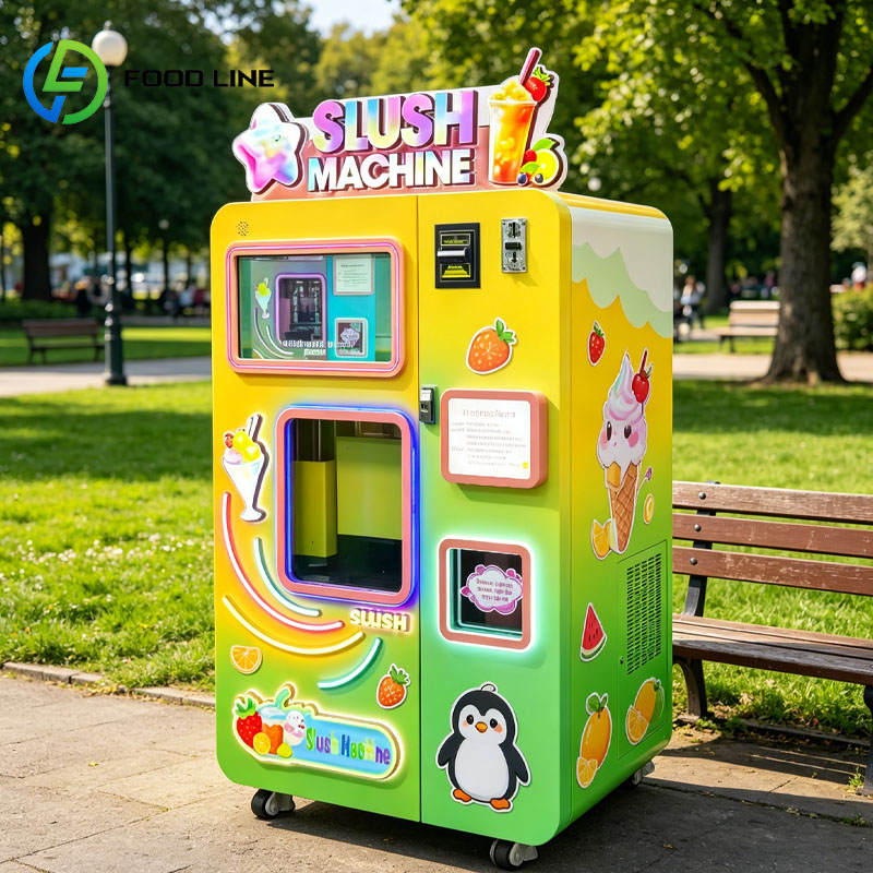 Máquina expendedora de graniza - Slushie Machine Vending reseña y precio