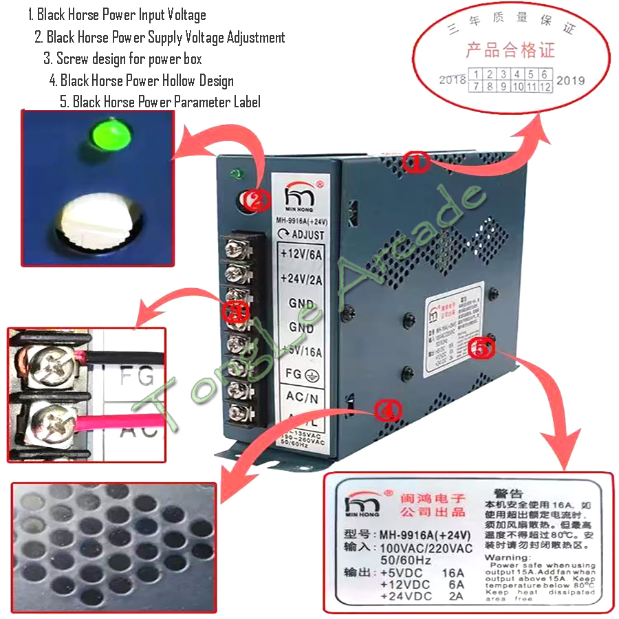 Fuente de Alimentación Conmuta - Coin Acceptor Selector reseña y precio